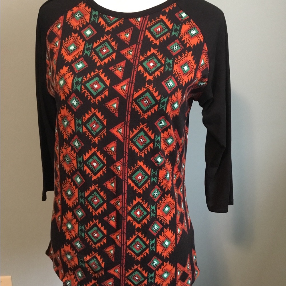 Lularoe Randy Black/Orange*